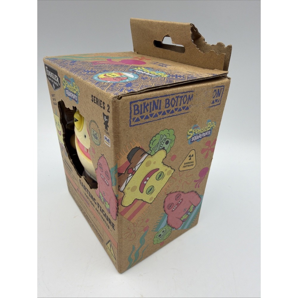 Spongebob Squarepants Farting Fuggler Series 2 Sensor-Activated Figure NIB - Picture 4 of 14